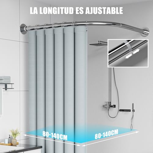 Opiniones de Cortinero para Baño en Escuadra Walmart de esta semana. 3 Imagen adicional