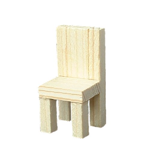 Preisvergleich Produktbild Mini Holz-Stuhl, 5 cm [Spielzeug]
