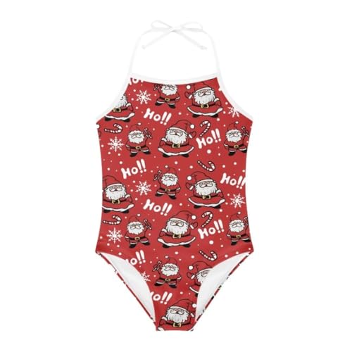 Image of Christmas Holiday One-Piece Swimsuits Beach Swimwear Bathing Suit for 3-10 Years Girls