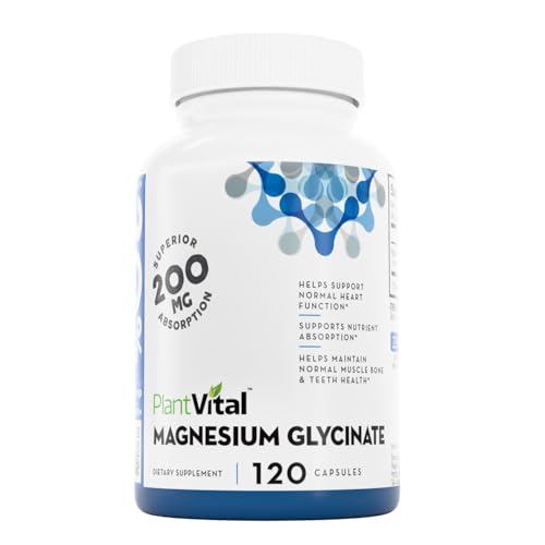 PlantVital Magnesium Glycinate 200mg...