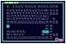 DROP + MiTo GMK Laser Custom Mechanical Keyboard Keycap Set - 120-keys, Doubleshot, Cherry Profile, for 60%, 65%, and TKL Layouts, etc. (Synthwave)