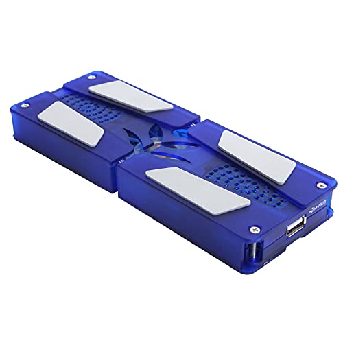 Base enfriadora plegable con hub USB y altavoces miniatura 7