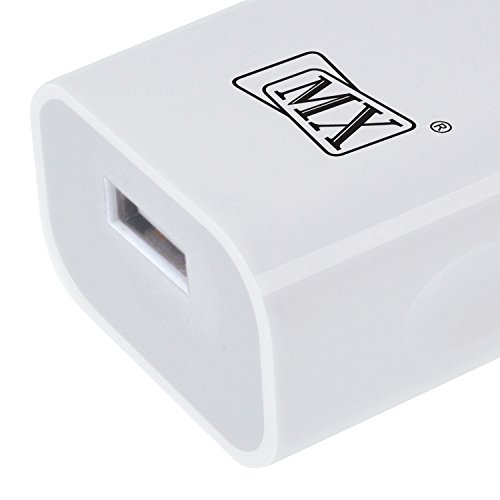 Image of MX USB Wall Charger Single Port - Fast Charging Adapter, Compact USB Charger for Phone, Tablet & Travel, Portable USB Wall Plug, Safe & Durable Design