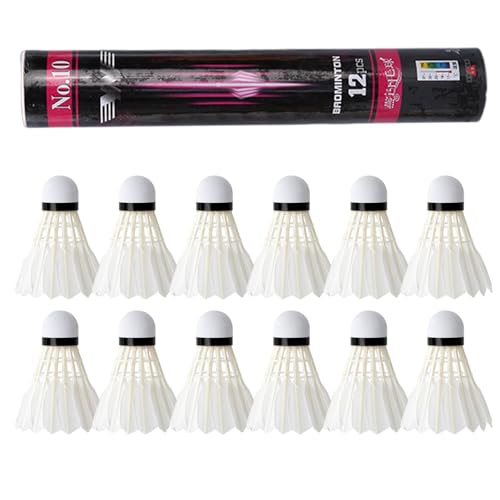 Volants de badminton pour l'extérieur en plumes naturelles de couleur