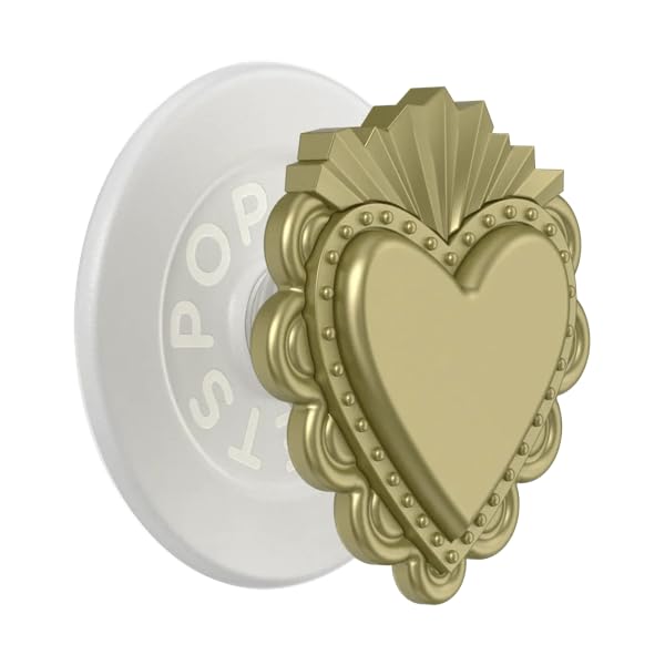 PopSockets Agarre para teléfono MagSafe, Soporte magnético, corazón Sagrado