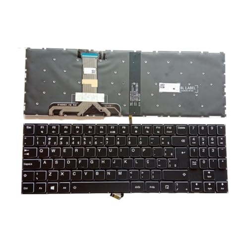 �m�[�g�p�\�R�����i �č����V�A��X�y�C����u���W���o�b�N���C�g�L�[�{�[�h Lenovo Legion Y530-15ICH Y7000P-1060 Y7000-2019 Y540-15IRH Y540-17IRH Y545-PG0�p(BR White ed