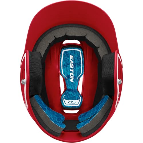 Easton | Z5 2.0 Batting Helmet | Baseball | Senior (7 1/8" - 7 1/2") | Matte Two-Tone Red/White - image 3