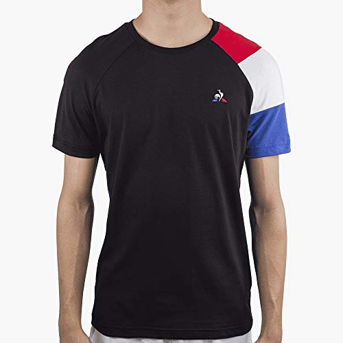 Camiseta Le Coq Sportif Bar a Tee Ess Tee SS N°10 Preta Cor:Preto;Tamanho:M;Peso:0.5