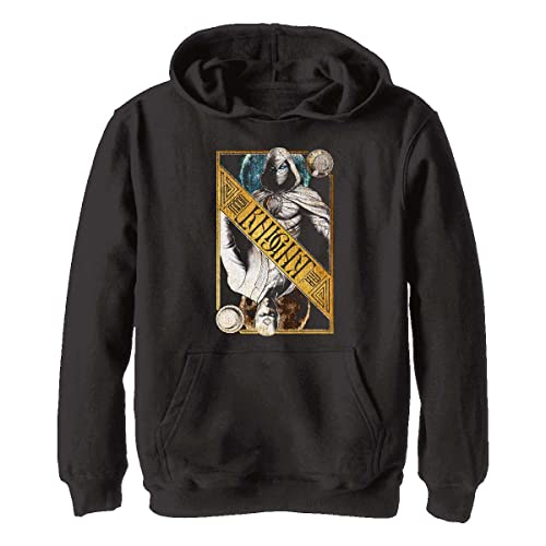 Sweat-shirt à capuche Moon Knight Marvel unisexe enfant vêtement noir M