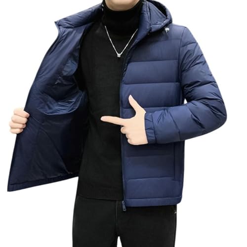Blouson confortable à capuche pour homme d'âge moyen