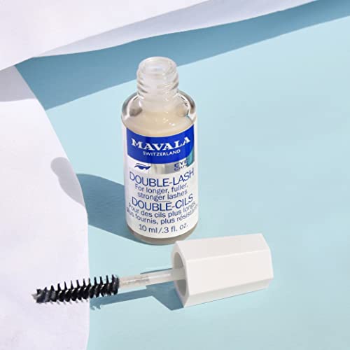 Mavala Double Lash Nutritive Eyelash Serum Longer Lashes, Denser Brows