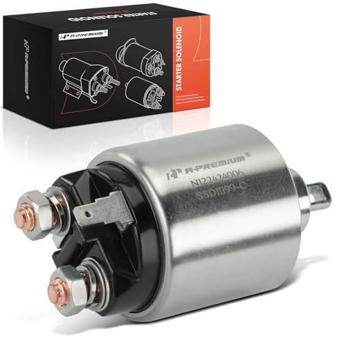 A-Premium Starter Solenoid Compatible with Nissan Sentra 1982-1988, Maxima 1987,