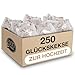 FOOD crew 250x Glückskekse Hochzeit - Einzeln verpackt - Geschenkideen für Hochzeitspaar - Geschenk Hochzeit und Verlobung - Hochzeitsgeschenk Deko - Gastgeschenke Hochzeit - Made in Germany