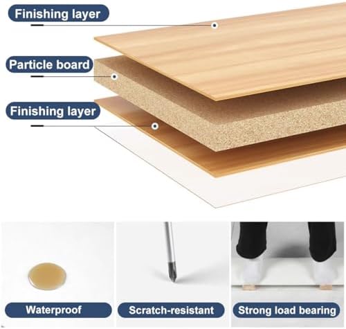 Wall-Mounted Folding Table Space-Saving Drop-Leaf Desk Floating Workstation for PTFCll Areas Versatile Home Office Dining Room Kitchen & Laundry Use (Walnut 40 * 24cm)