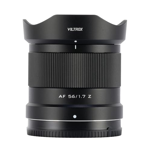 VILTROX 56mm f/1.7 for Nikon Z Mount Lens, 56mm F1.7 Z Autofocus Large Aperture Portrait APS-C Lens Compatible with Nikon ZFC, Z30, Z50, Z5, Z6, Z6II, Z7, Z7II, Z8, Z9