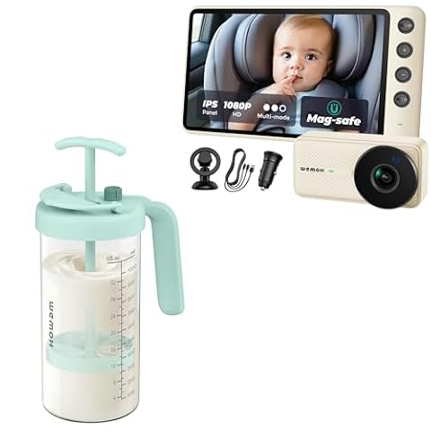 WEMOH-US Magnetic Baby Car Camera & 32oz Borosilicate Glass Formula Mixing Pitcher — $90.18 (18% off)