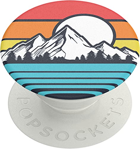 Image of ​​​​PopSockets Phone Grip with Expanding Kickstand, Adhesive Grip - Sunset Peaks
