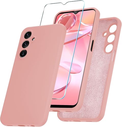 Coque rose pour Gabb Phone 4 Pro, protection silicone et verre trempé pour le quotidien
