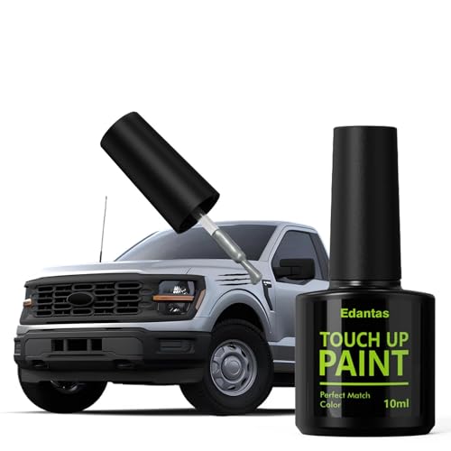 Edantas JS Iconic Silver Touch Up Paint for Ford Cars, Automotive Paint Scratch Repair Kit Exact Match Ford Truck F150/Mustang/Bronco/Explorer/Ranger/Escape/Edge/Expedition/Responder/Lightning