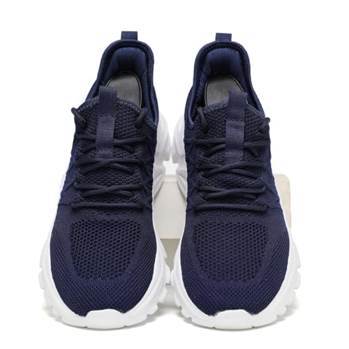 Image of Socviis Mens Slip On Running Shoes Athletic Walking Trainers Lightweight Breathable Mesh Tennis Sneakers
