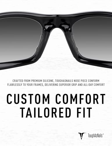 Image of ToughAsNails Replacement Nose Pads Pieces for Oakley Straight Jacket 2007 Sunglasses - Low Bridge Fit