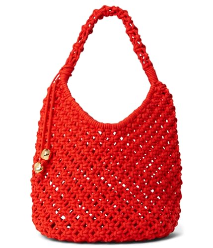 Madewell Large Rope Pouchette, Bright Flame