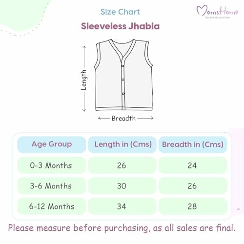 Image of MOM'S HOME Baby Unisex Organic Cotton Muslin Jhabla | Pack of 5 (6-12 Months)