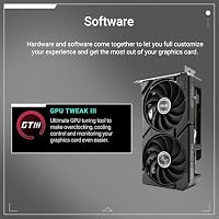 ASUS Dual Radeon RX9060XT 8G GDDR6 Gaming Grafikkarte – Ansicht 7