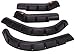 10L0L Golf Cart Fender Flares - Standard Fender Flares Front and Rear for EZGO TXT 1998-2013 Gas/Electric Carts with Metal Mounting Hardware Not Fits 48V Electric and Modified Cart