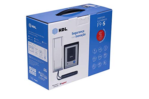 HDL F9, Porteiro Eletrônico com Siga-Me, Cinza