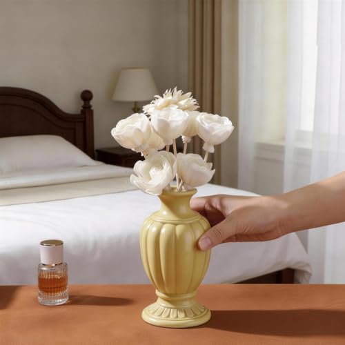 HOLIDYOYO Aromatherapy Reed Diffuser Sticks with Faux Peony Flower Head 10 Pack Rattan Oil Diffuser Sticks for Home Office Bedroom Decorative Aroma Sticks 8.66 Inch by HOLIDYOYO - Image 2