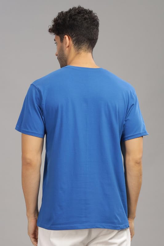 Image of XENOVAURBAN Men's Graphic Printed RN-Earth Round Neck Regular and Plus Size Cotton T-Shirt