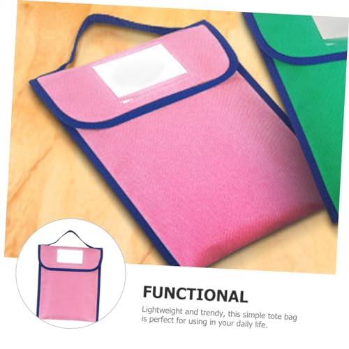 Uonlytech Lightweight Large Capacity Book Pouch Portable Nylon Tote Bag with Handle for Shopping Travel and Daily Use for Book Lovers Students Special Occasions4