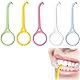 5 Stück Aligner-Entfernungswerkzeug für unsichtbare,Aligner Removal Tool,Zahnspange Haken Zahnspange,Aligner Entfernungswerkzeug,Unsichtbare Zahnentfernung,für unsichtbare Zahnspangen(5 Farben)