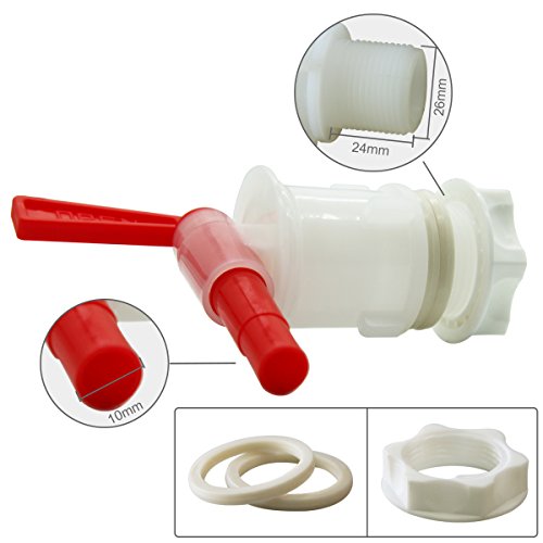 2 Pack Plastic Bottling Bucket Spigot Tap Faucet For Homebrew Wine Making Beer #TOP2