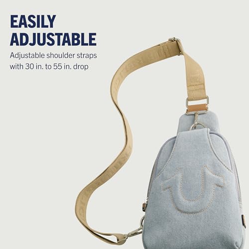 True Religion Women's Sling Bag, Small Travel Backpack with Adjustable Shoulder Crossbody Strap4
