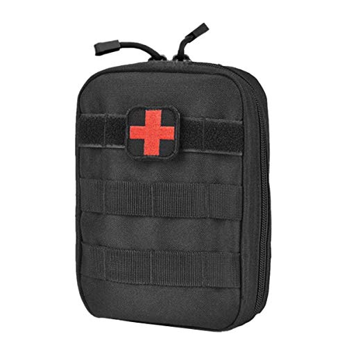ETOPARS EMT Medical First Aid IFAK Pouch para Excursionistas, campistas y entusiastas del Aire Libre con Equipos tácticos compatibles con MOLLE