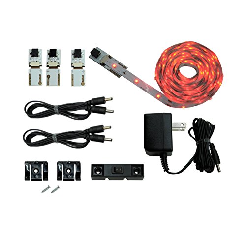 Image of Inspired LED Cut and Connect Series Kit | Normal Bright | Red | 9.5ft / 3M Kitchen Lighting | Cove Lighting | Dimmable 9.5 ft