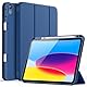 JETech Hülle für iPad (A16) 11./10. Generation (2025/2022) mit Stifthalter, Dünne Tablet Schutzhülle mit Weicher TPU Rückseite mit Auto Schlafen/Wachen (Navy)