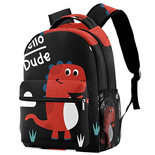 Sac à dos dinosaure Hello Dude pour la récréation et les cours