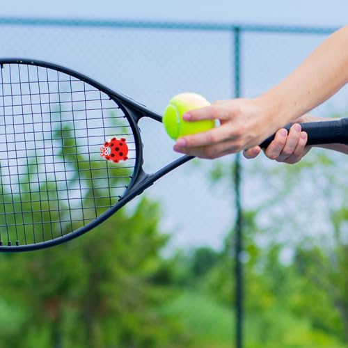 Amortiguadores de vibraciones para tenis Gatuida de silicona roja, pack de 8 piezas 6
