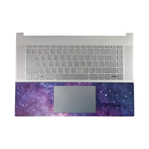 Image of Gaming Skin Compatible with HP Envy x360 16 inch (2023) - Violet Stars - Premium 3M Vinyl Protective Wrap Decal Cover - Easy to Apply | Crafted in The USA by MightySkins
