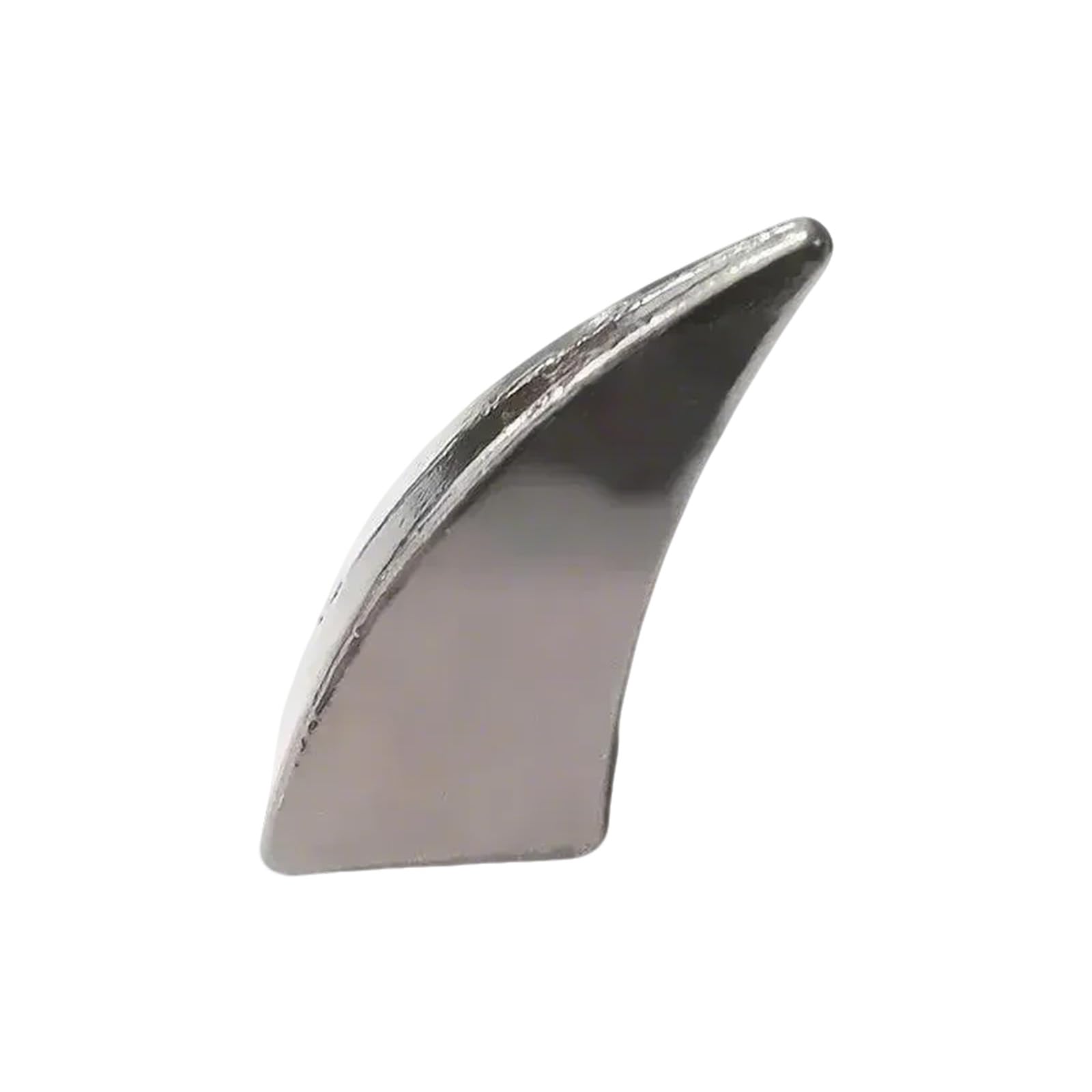 Jazuaiao 10Pieces Horn Shape Alloy Studs with Screws for Crafting Bag Shoe Clothes Decoration 17.5mm 27mm Metal Rivets Punk Studs