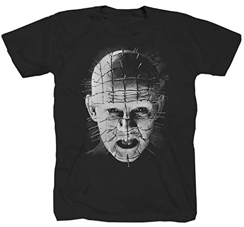 Hellraiser Horror Film Dead Snow Splatter Slasher Halloween Oldschool Camiseta negra Negro L
