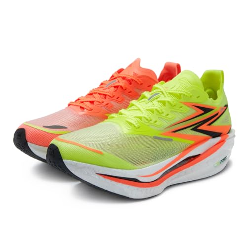 361° Flame 4.0 Running Shoes for Men Wide Foot Sneakers Lightweight,Breathable,Cushion,Carbon Plate Running Shoes for Professional Race,Marathon Training Shoes,Zapatillas para Hombres profesionales