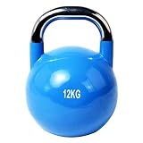 FLAMY Kettlebells De Compétition,Kettlebell Aux Normes,Professionelle 4-20 Kg,Kettlebell en Fonte,Revêtement Néoprène,Olympiques Exercices De Musculation : Soulever, Lancer, Balancer