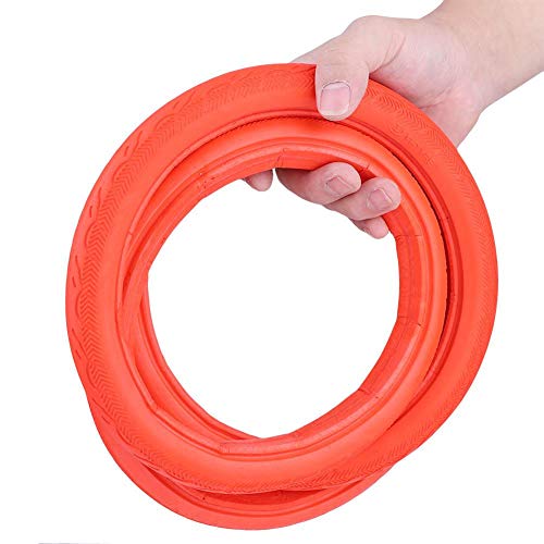 Pneu de vélo 700 23c de route haute durabilité pneu plein increvable rouge