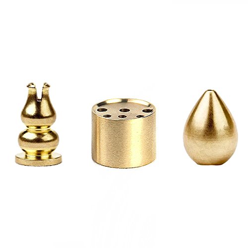 Kansoo Copper Incense Burner Cone Holder Gourd Copper Incense Burner 3 Styles #TOP1