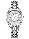 Diese Armbanduhr für Damen begeistert mit ihrem sportlichen und eleganten Aussehen. Die Damenuhr ist ein stilvoller Begleiter für alle Anlässe und passt sowohl zur lässigen Jeans als auch zu besonders schicken Outfits. Eine sehr schicke Uhr für alle modebewussten Frauen!