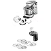 Bosch MUM9AX5S00 Optimum Küchenmaschine (1500 Watt, mit integrierter Waage, SensorControl Plus, 5,5 Liter, Edelstahl-Rührschüssel) platinum silber + MUZ9VL1 Lifestyle Set VeggieLove OptiMUM